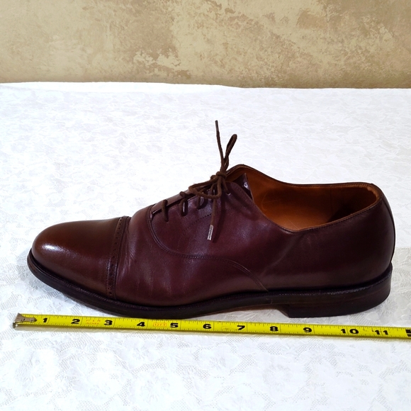 Ballys of Switzerland Men's Brown Cap Toe Dress Shoe - Bally Shoe Bags Included - Picture 12 of 16